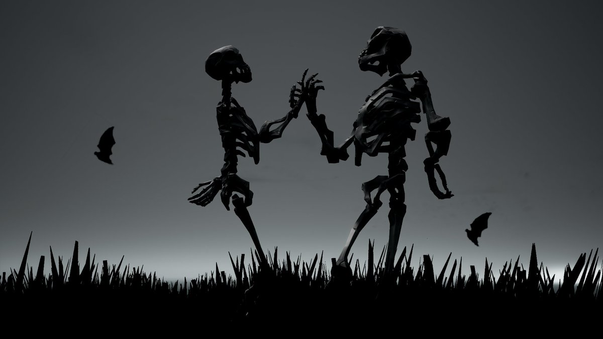 "Have you ever danced with a skeleton in the pale moonlight?"  

Theme: Stunning Skeletons #SotShot #SeaOfThieves  <a href="/SeaOfThieves/">Sea of Thieves</a>