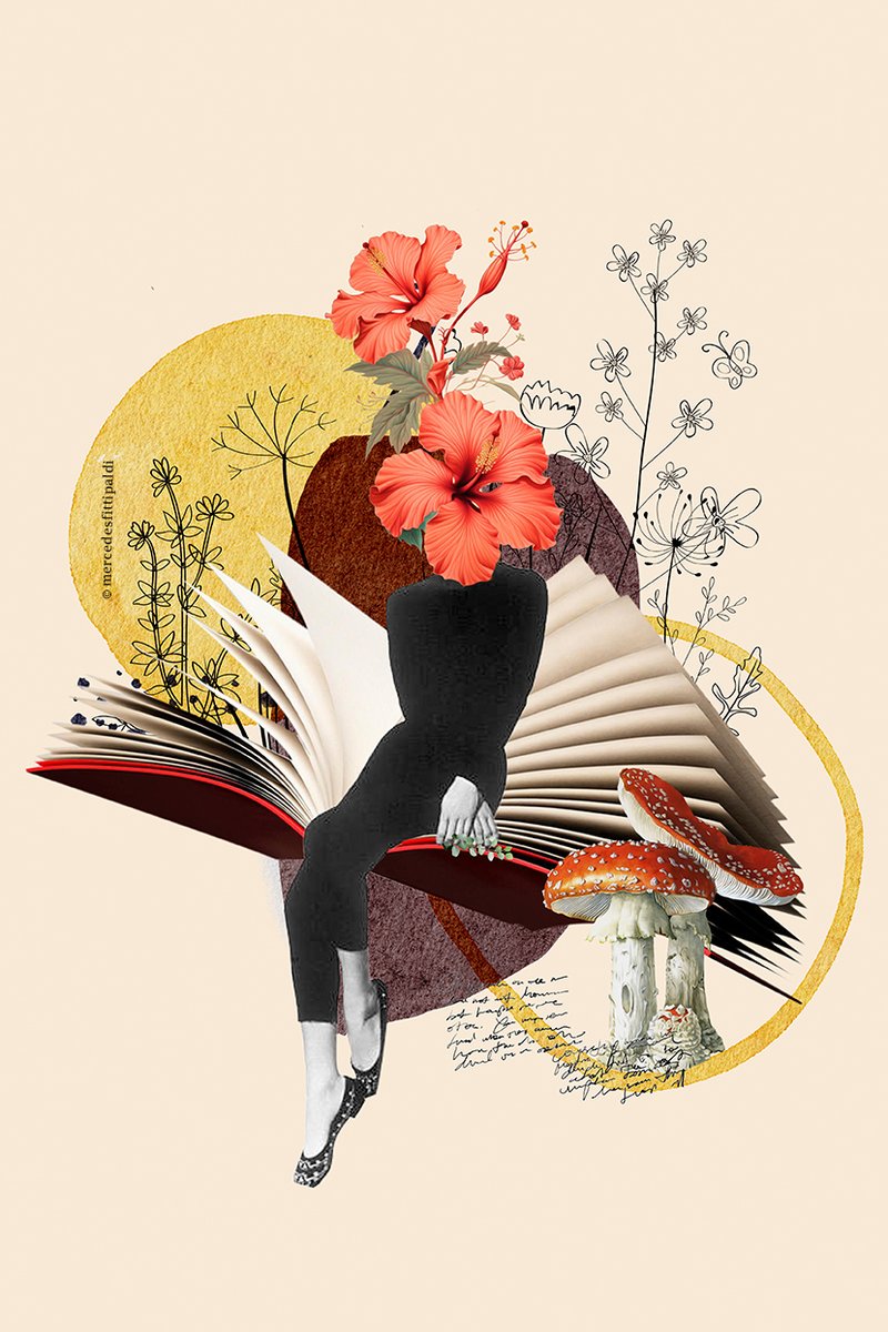 FittipaldiM's tweet photo. Raíces de Tinta

"El  cuerpo se vuelve paisaje, floreciendo a través de las páginas del  libro, las letras germinan dando lugar a un jardín en constante  crecimiento"

Envíos al exterior se envían digitalmente.

#mercedesfittipaldi  #collage #artistwork #editorialcollage https://t.co/KoQ4LW4jNj