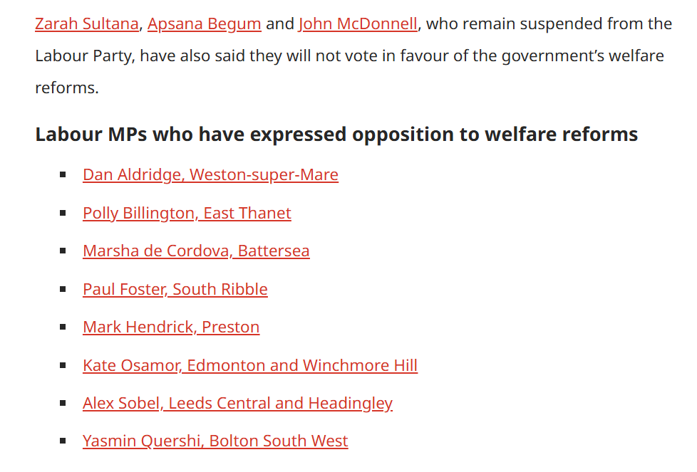 BENEFITS_NEWS's tweet photo. Welfare reform: List of Labour MPs prepared to rebel on benefit changes
https://t.co/3QytrR3oWc #TakingThePIP #ScrapTheCuts #TurnItRed #PIP #LCWRA #UC #Carers #DisabilityBenefits #TomorrowsPapersToday https://t.co/Evmk80PvMR
