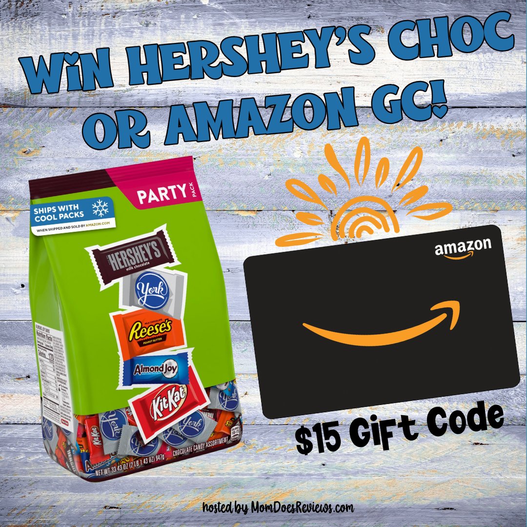 Win Hershey’s Chocolates or a $15 Amazon GC! Dad-o-Mite Giveaway Hop- Open WW, ends 6/30
Enter daily for more chances to win!
bit.ly/3G5h05X
