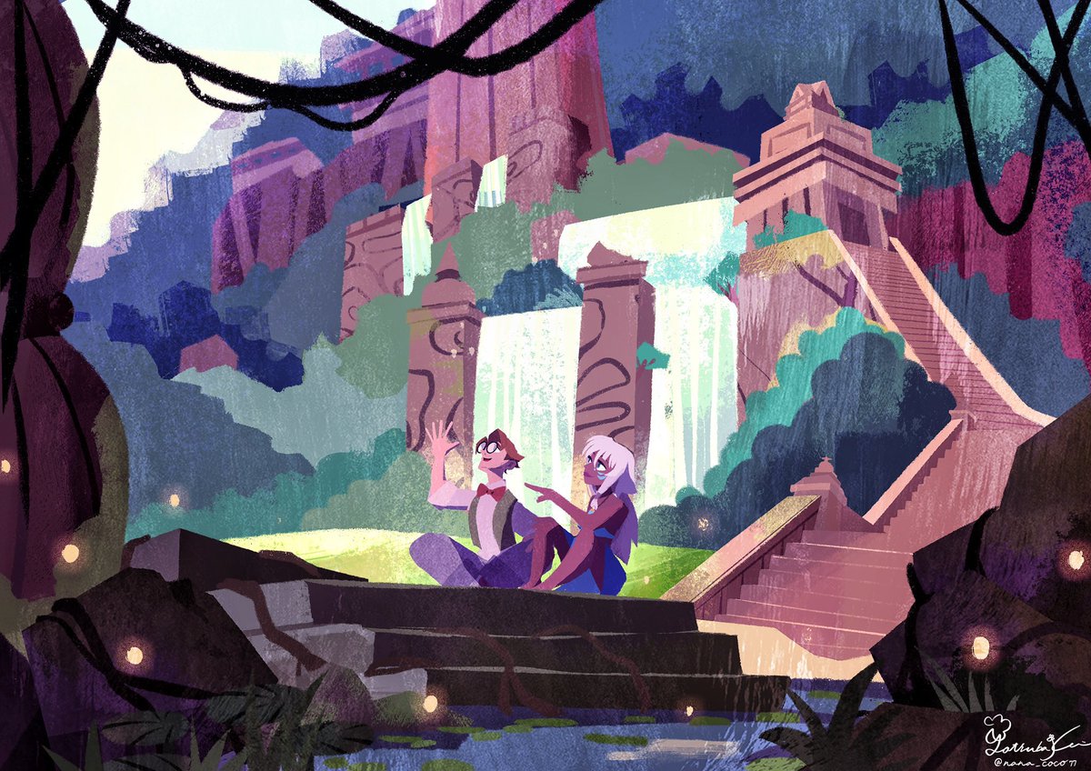 A whole new world, for you and me. ❤️

🎨: <a href="/nana_coco77/">Kei Yotsuba |よつば けい | イラストレーター</a>

💠 #AtlantisisWaiting #Artist #FanArt #Art #AtlantisTheLostEmpire #Disney #MiloThatch #PrincessKida #FanFriday