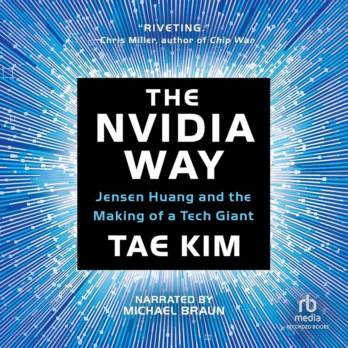 Recently finished reading The Nvidia Way by Tae Kim <a href="/firstadopter/">tae kim</a>, a really enjoyable business book about a remarkable company.

My main takeaway is that Jensen Huang has built an incredible high-performance culture at Nvidia and is without a doubt one of the greatest founders &amp;