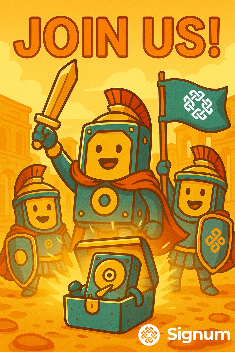 signum_official's tweet image. 🚀 Ready to join the next crypto evolution?

Signum (SIGNA) is now live on BitMart!
Built on HDDs. Fueled by real utility.

📌Real tech. 
📌Real power. 
📌Real crypto.

👉 Create your BitMart account now:
 bitmart.com/invite/Signum/…

#Signum $SIGNA #BitMart #CryptoUtility…