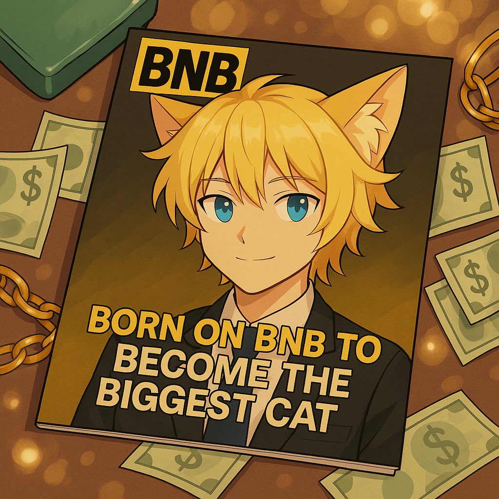 LegacyOnBNB's tweet photo. Born on $BNB with a goal.😺👑 https://t.co/XVmqVv6tmK