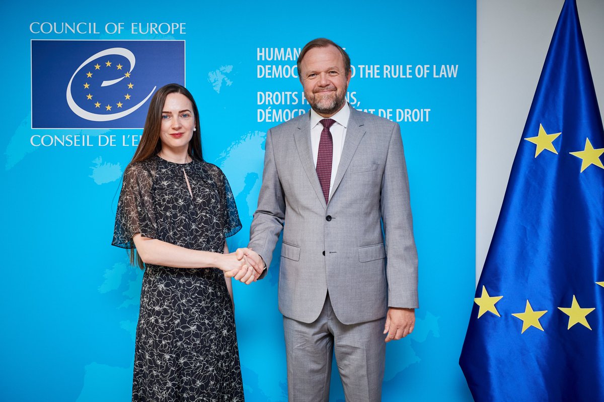 DSGBjornBerge's tweet image. It was an honour too meet you, Oleksandra Matviychuk, @avalaina and thank you for your extraordinary work for Ukraine and your human rights leadership @CURE_coe @FlorianIrminger @coe @PACE_News