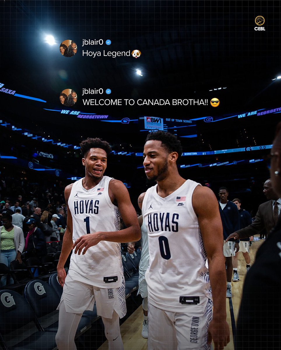 CEBL (@cebleague) on Twitter photo .<a href="/GeorgetownHoops/">Georgetown Hoops</a> ➡️ #CEBL
Jahvon Blair is loving the reunion — even if they’re rocking different jerseys this time around 🔁🏀
#PullUp | #CEBLSeasonVII .<a href="/GeorgetownHoops/">Georgetown Hoops</a> ➡️ #CEBL
Jahvon Blair is loving the reunion — even if they’re rocking different jerseys this time around 🔁🏀
#PullUp | #CEBLSeasonVII