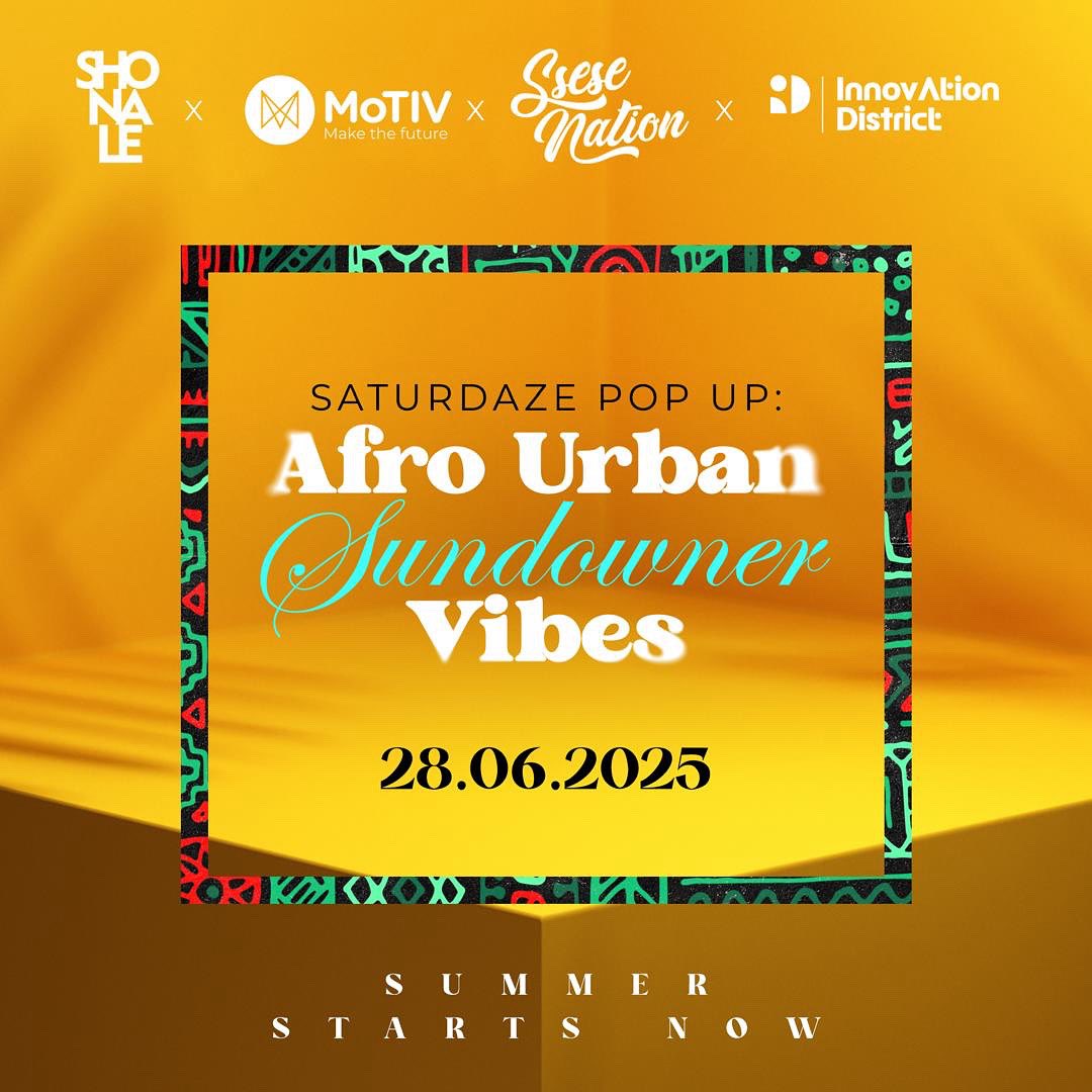 First of its kind and many more to come….

The Saturday Sundowner Day Party is your new reason to look forward to the weekend.

What to expect 😎: 

🌅 BYOB | Hookah Lounge and music by <a href="/SseseNation/">Ssese Nation</a> 

🎟 Ugx 50,000 

📆: June 28

📍: Former Design Hub
