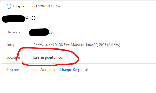 Greatest PTO Calendar location? 🍹