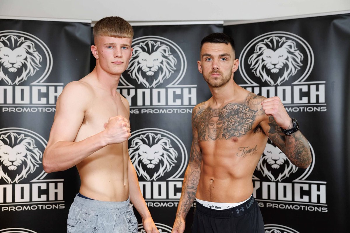 KynochBoxing's tweet image. Celtic Clash π₯
Colin Cairney and David Ryan faced off after stepping on the scales, and both boxers put their '0' on the line tomorrow.π₯
This one will be a cracker, and the winner will be firmly in line for a title shot.π
#boxing #kynochboxing