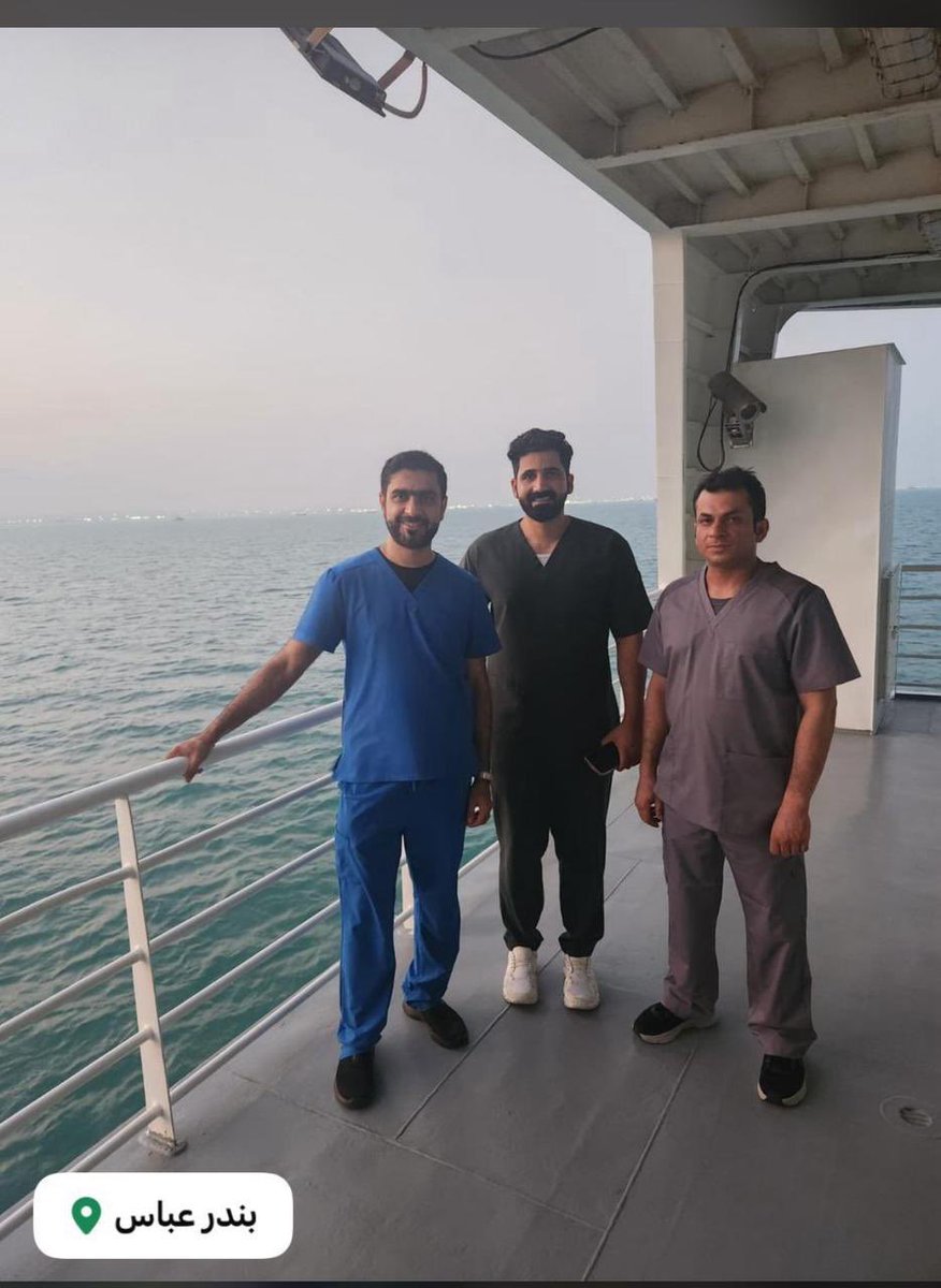 من جهود سلطنة عمان في إجلاء رعاياها من الجمهورية الإسلامية الإيرانية، حيث غادر فريق طبي عبر البحر متجهًا إلى ميناء بندر عباس لتيسير عملية الإجلاء الطبي. فريق من طب الطوارئ  يتكون من: الدكتور أحمد السعيدي وحسن البلوشي وفهد البادي.

 #طهران_تقصف_تل_ابيب