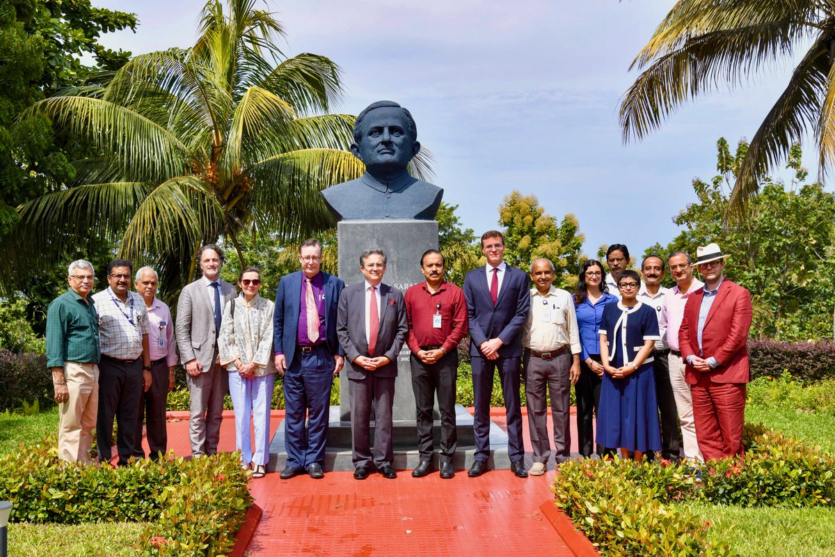 Fascinating visit <a href="/isro/">ISRO</a>’s Vikram Sarabhai Space Centre in Thiruvananthapuram!

A key hub in 🇫🇷🇮🇳 space ties since 1964 – from launching sounding rockets to co-developing the Vikas engine &amp; joint missions like Megha-Tropiques – our stellar journey continues! 🚀🌍🛰️