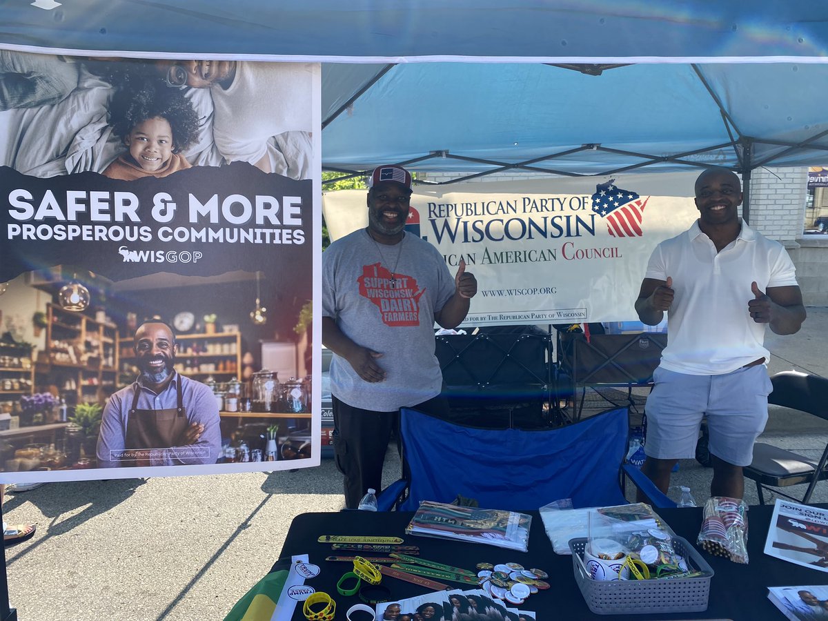 Marissa Benson (@marissajbenson) on Twitter photo It’s always incredible seeing thousands come together every year at the Juneteenth Festival in Milwaukee! Thanks to all who stopped by our <a href="/WisGOP/">Wisconsin GOP</a> booth and engaged in meaningful conversation with us about how to better our communities and our nation.🇺🇸<a href="/rpwcoalitions/">RPW Coalitions</a> It’s always incredible seeing thousands come together every year at the Juneteenth Festival in Milwaukee! Thanks to all who stopped by our <a href="/WisGOP/">Wisconsin GOP</a> booth and engaged in meaningful conversation with us about how to better our communities and our nation.🇺🇸<a href="/rpwcoalitions/">RPW Coalitions</a>