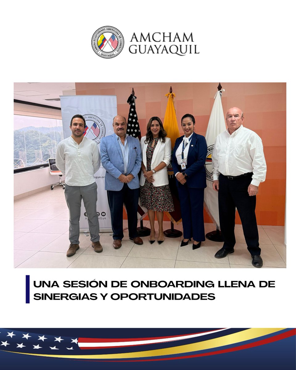 amchamgye's tweet image. Una sesión de onboarding llena de sinergias y oportunidades vivimos en nuestra cámara junto algunos de nuestros socios.
@ChairAmchamGYE
