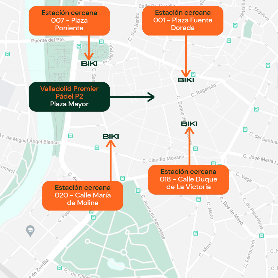BIKI (@bikivll) on Twitter photo 🚲 Disfruta del torneo <a href="/VLLpremierpadel/">Oysho Valladolid Premier Padel</a> con BIKI
📍 Plaza Mayor hasta el domingo
📌 Estaciones cercanas:
➡️ 001 - Plaza Fuente Dorada
➡️ 007 - Plaza Poniente
➡️ 018 - Calle Duque de La Victoria
➡️ 020 - Calle María de Molina 🚲 Disfruta del torneo <a href="/VLLpremierpadel/">Oysho Valladolid Premier Padel</a> con BIKI
📍 Plaza Mayor hasta el domingo
📌 Estaciones cercanas:
➡️ 001 - Plaza Fuente Dorada
➡️ 007 - Plaza Poniente
➡️ 018 - Calle Duque de La Victoria
➡️ 020 - Calle María de Molina