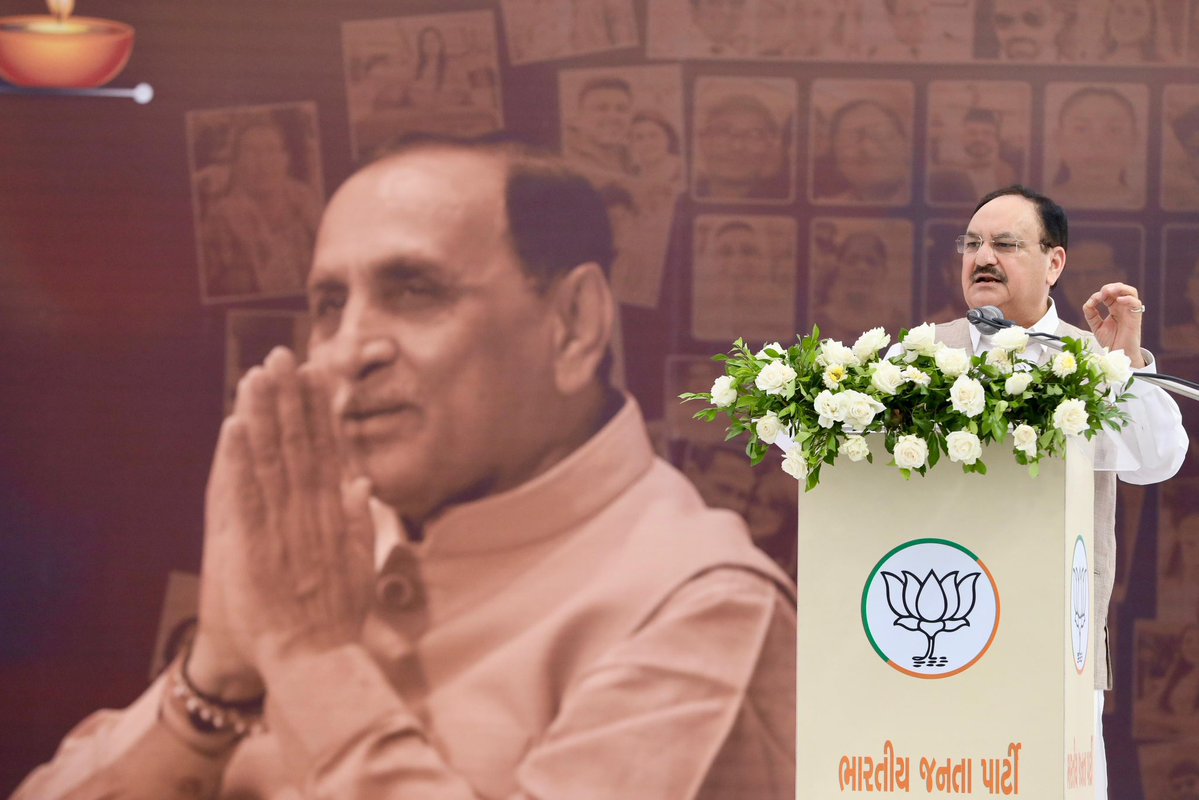 BJP (@bjp4india) on Twitter photo BJP National President and Union Minister Shri <a href="/JPNadda/">Jagat Prakash Nadda</a> attended the Shradhanjali Sabha for former CM of Gujarat Late Shri Vijaybhai Rupani ji in Gandhinagar, Gujarat. BJP National President and Union Minister Shri <a href="/JPNadda/">Jagat Prakash Nadda</a> attended the Shradhanjali Sabha for former CM of Gujarat Late Shri Vijaybhai Rupani ji in Gandhinagar, Gujarat.