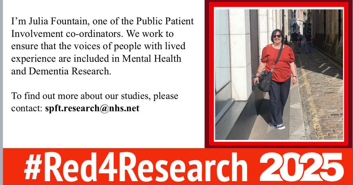 Marking <a href="/NIHR/">NIHR</a> #red4research today and the importance of involving patients to shape our research!