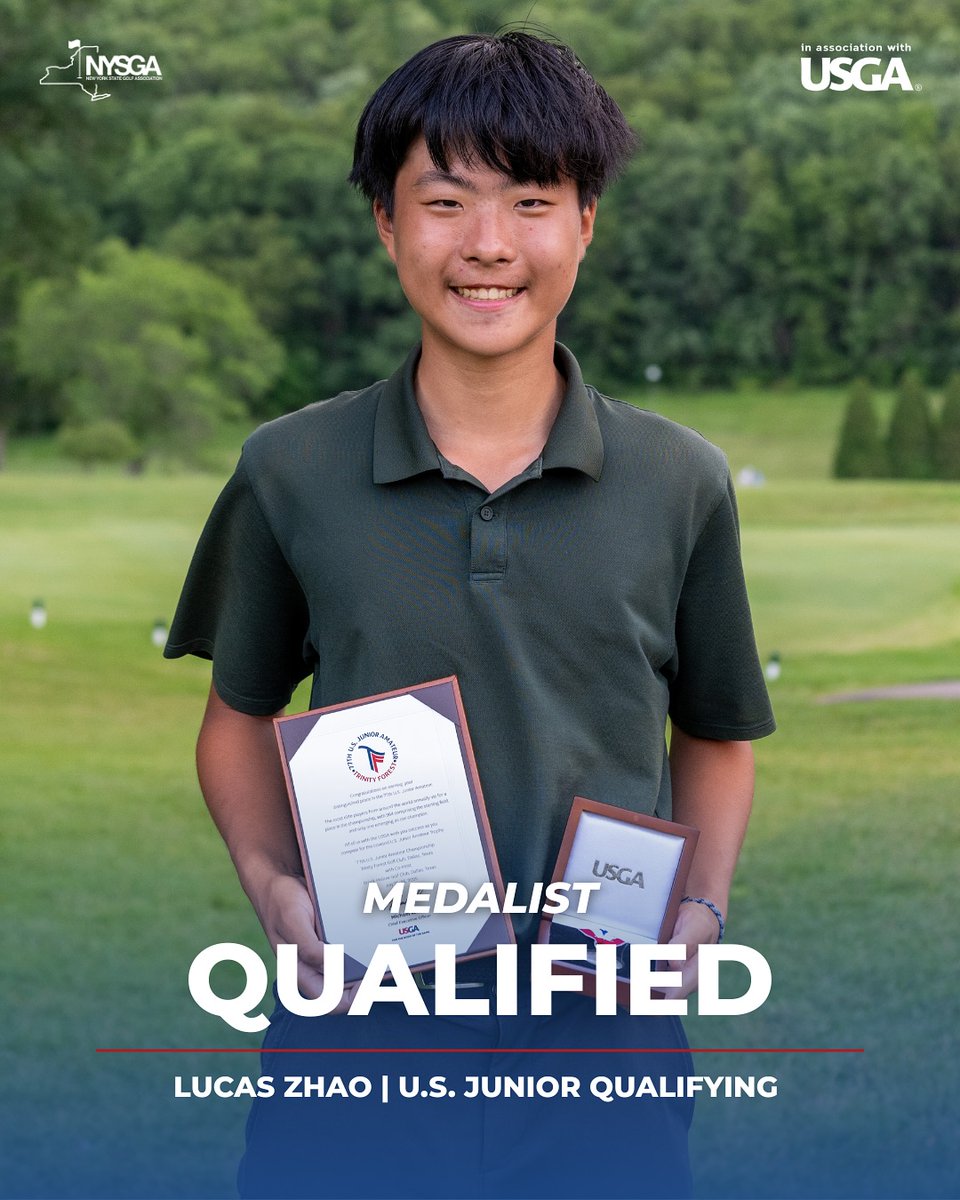 NYSGA1923's tweet photo. Next stop ➡️ @trinityforestgc
Four tickets punched to the #USJunior on Thursday at Corning CC 👏
Recap: https://t.co/mTtN9AdtgT https://t.co/ZJ2dbNxiff