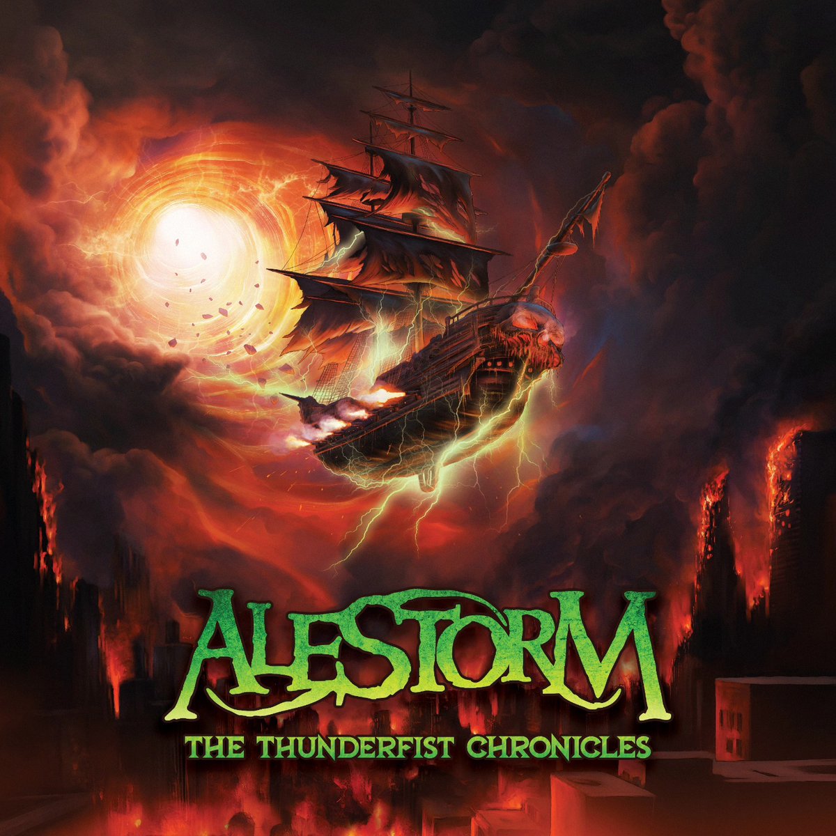 Oh Wow! Our new album The Thunderfist Chronicles is OUT NOW! Stream it now on your favorite platform. Or grab the CD, vinyl, minidisc, Gameboy Color cartridge, pianola rolls, and other sick merch on our web store!

lnk.to/Alestorm-TheTh…