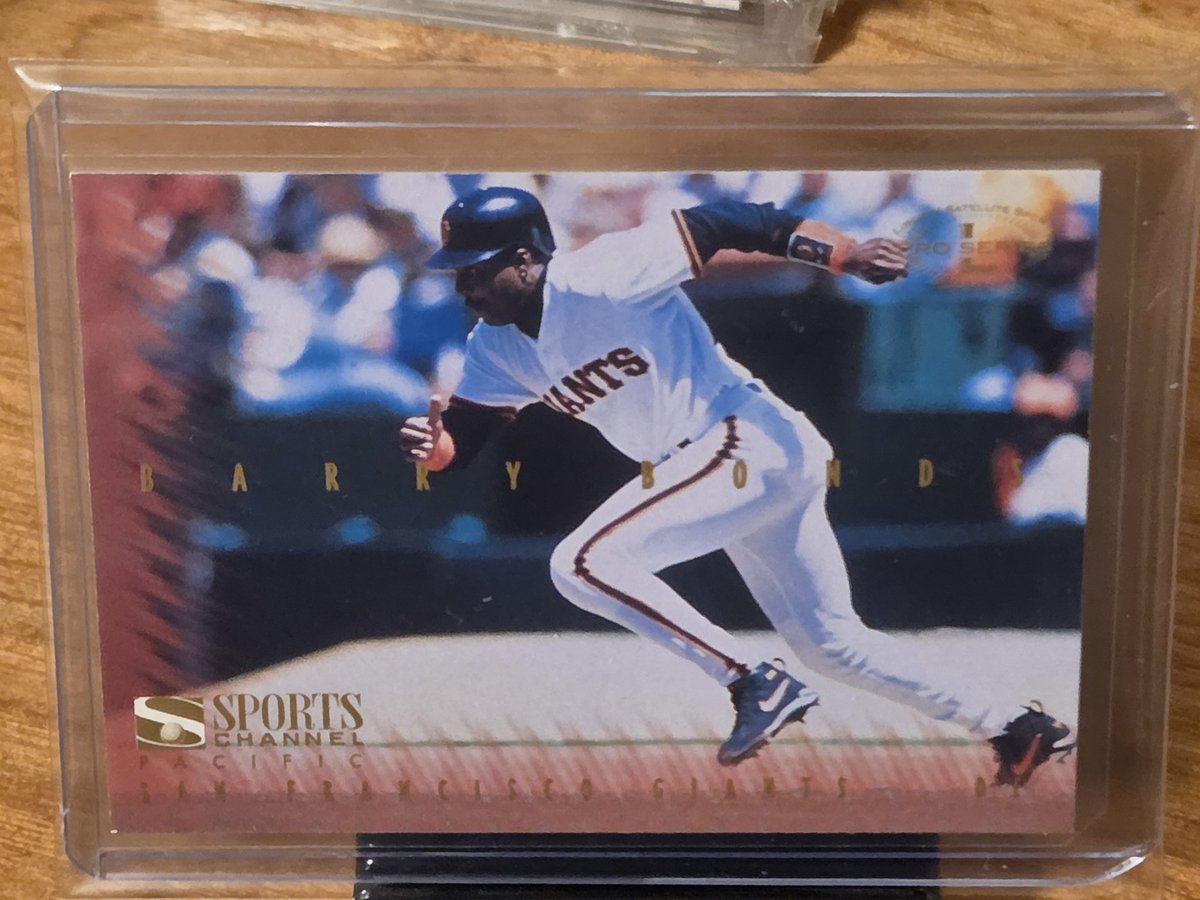 dereleeke's tweet image. Love oddball cards like this one. Grew up watching Giants games on Sportschannel with gramps
