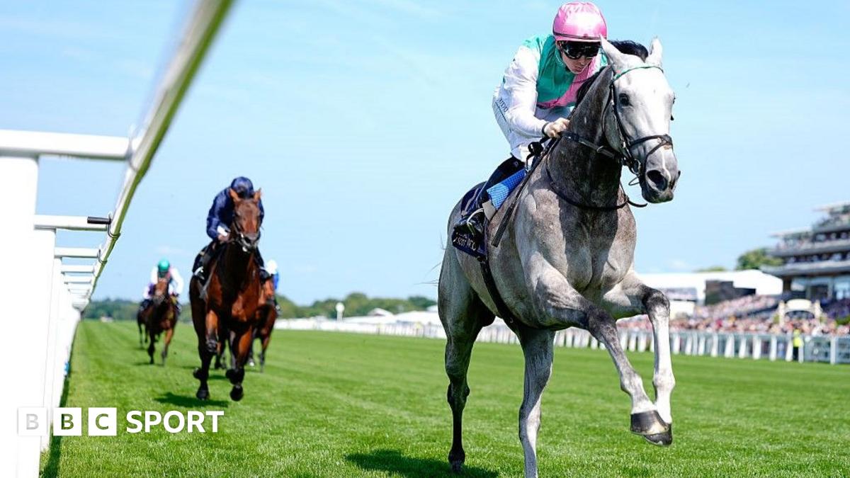 'Like revving a motorbike' - Field Of Gold routs Ascot rivals: Field Of Gold surges to a spectacular victory in the St James's Palace Stakes at Ascot. dlvr.it/TLSs69