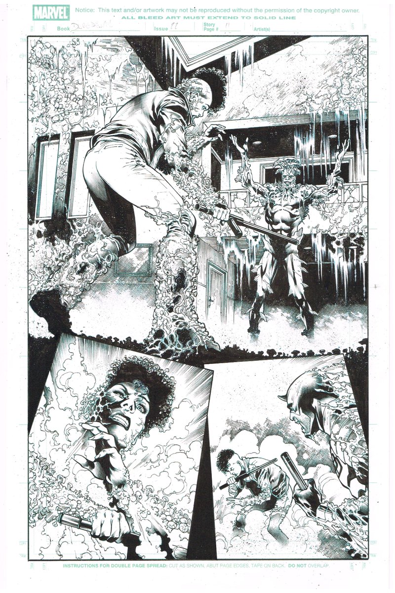 Jonasinker's tweet image. Darecevil #22 pencil´s by José Luís i´m avaliable for new projects if you need a inker please here my email for contact luqkhyjonas@gmail.com
