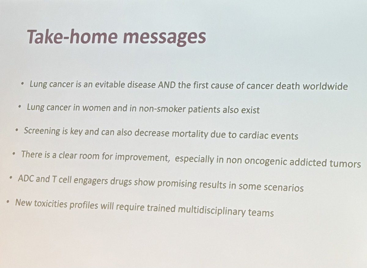 Clara Llamedo, MD (@llamedoclara) on Twitter photo De <a href="/Piuchagarrido/">Pilar Garrido</a> delivered a great overview on lung cancer:
🔶It’s not a homogeneous disease
🔶🔑 is identifying alt mutations to guide treatment
🔶New options emerging, including Antibody-Drug Conjugates (ADCs)
🔶We must stay vigilant for CV AEs De <a href="/Piuchagarrido/">Pilar Garrido</a> delivered a great overview on lung cancer:
🔶It’s not a homogeneous disease
🔶🔑 is identifying alt mutations to guide treatment
🔶New options emerging, including Antibody-Drug Conjugates (ADCs)
🔶We must stay vigilant for CV AEs