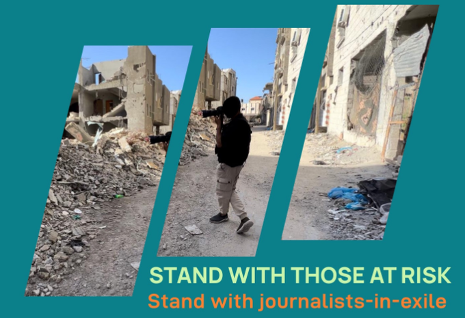 This #WorldRefugeeDay our 🧡 goes out to all the millions of displaced people around the world and to the journalists who risk everything to report the truth.

If you can, please consider donating to our campaign. Stand with journalists-in-exile app.givematch.com/fr/hOs6Up79