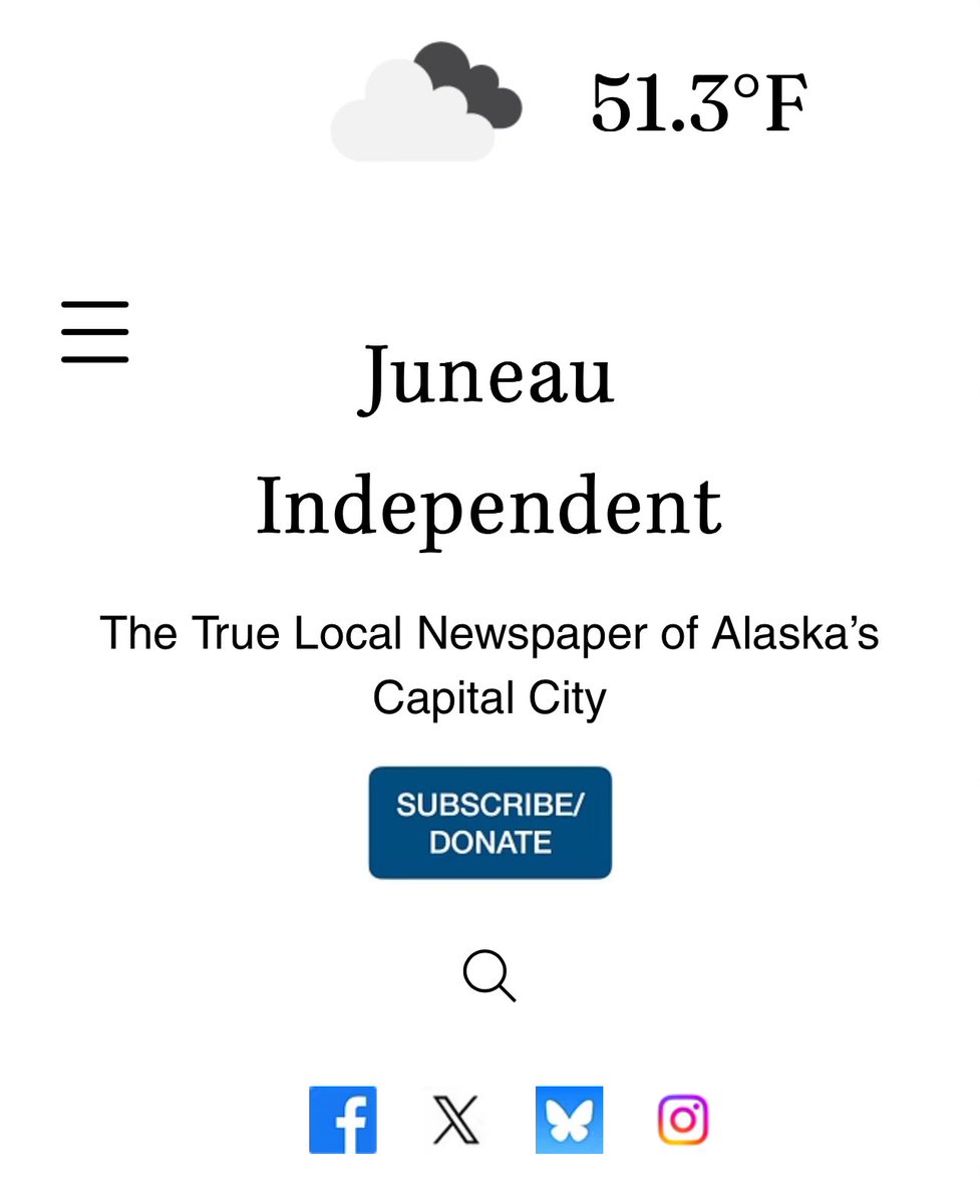 The Juneau Independent, the new nonprofit venture by the departed Juneau Empire editor Mark Sabbatini, is now live. And there is a remarkable amount of news and opinion content on there, despite having launched just today. 

Check it out: juneauindependent.com