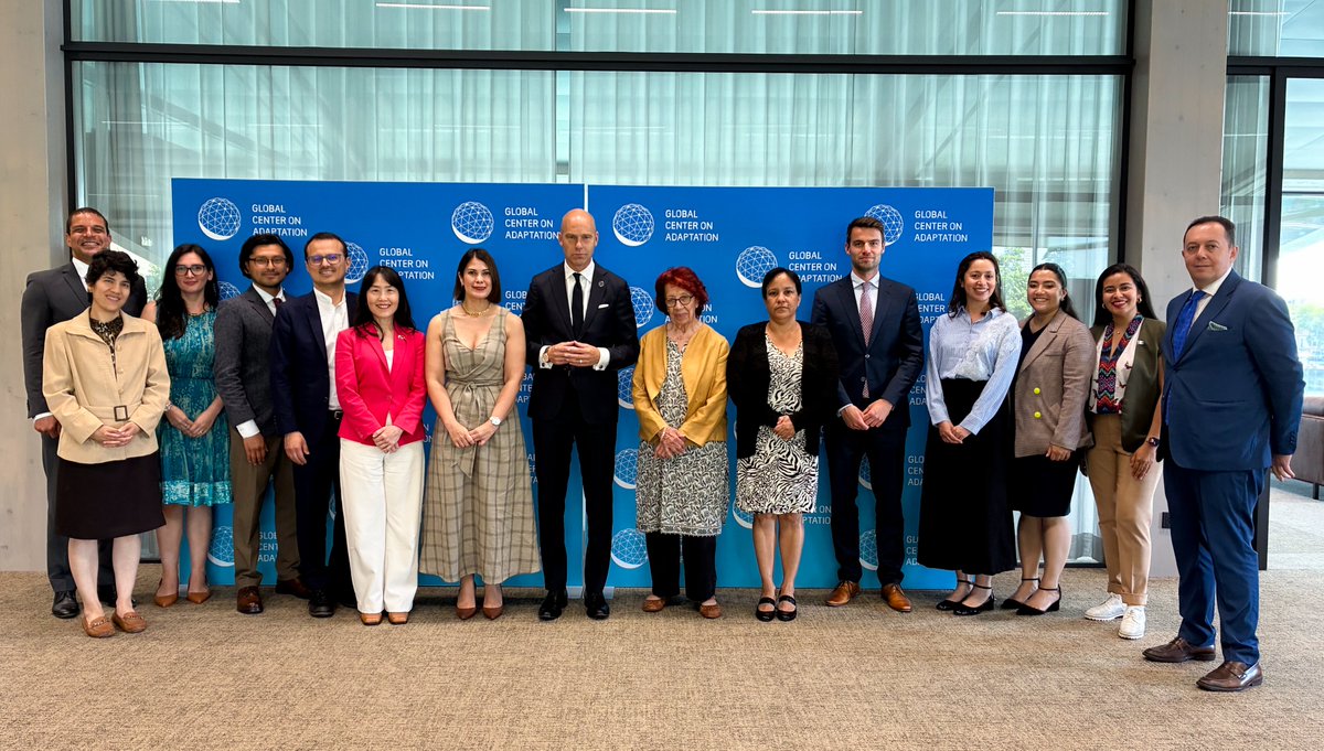 Prof_PatrickV's tweet image. Honoured to welcome ambassadors and diplomats from GRULAC to @GCAdaptation.

As Africa’s #AAAP shows what’s possible, we’re excited to build a similar partnership in Latin America—mainstreaming adaptation into development investments across the region.

Looking forward to working
