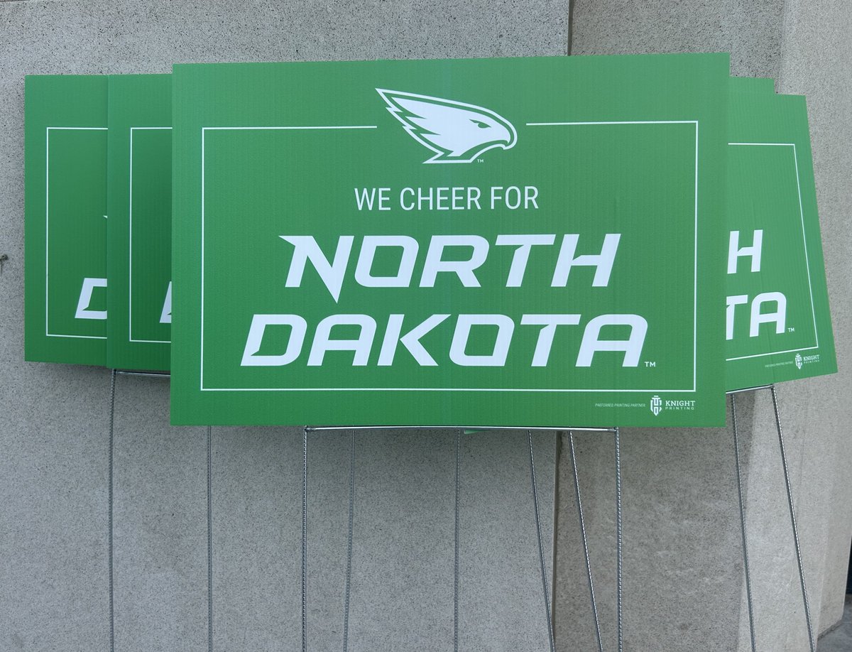 See you at the Town Square Farmers Market on Saturday 👋

🗓️Saturday, June 21
📍Grand Forks
⏰9 am - 1 pm
ℹ️Yard signs, drawstring bags, season and single game ticket information and more!

#UNDproud
