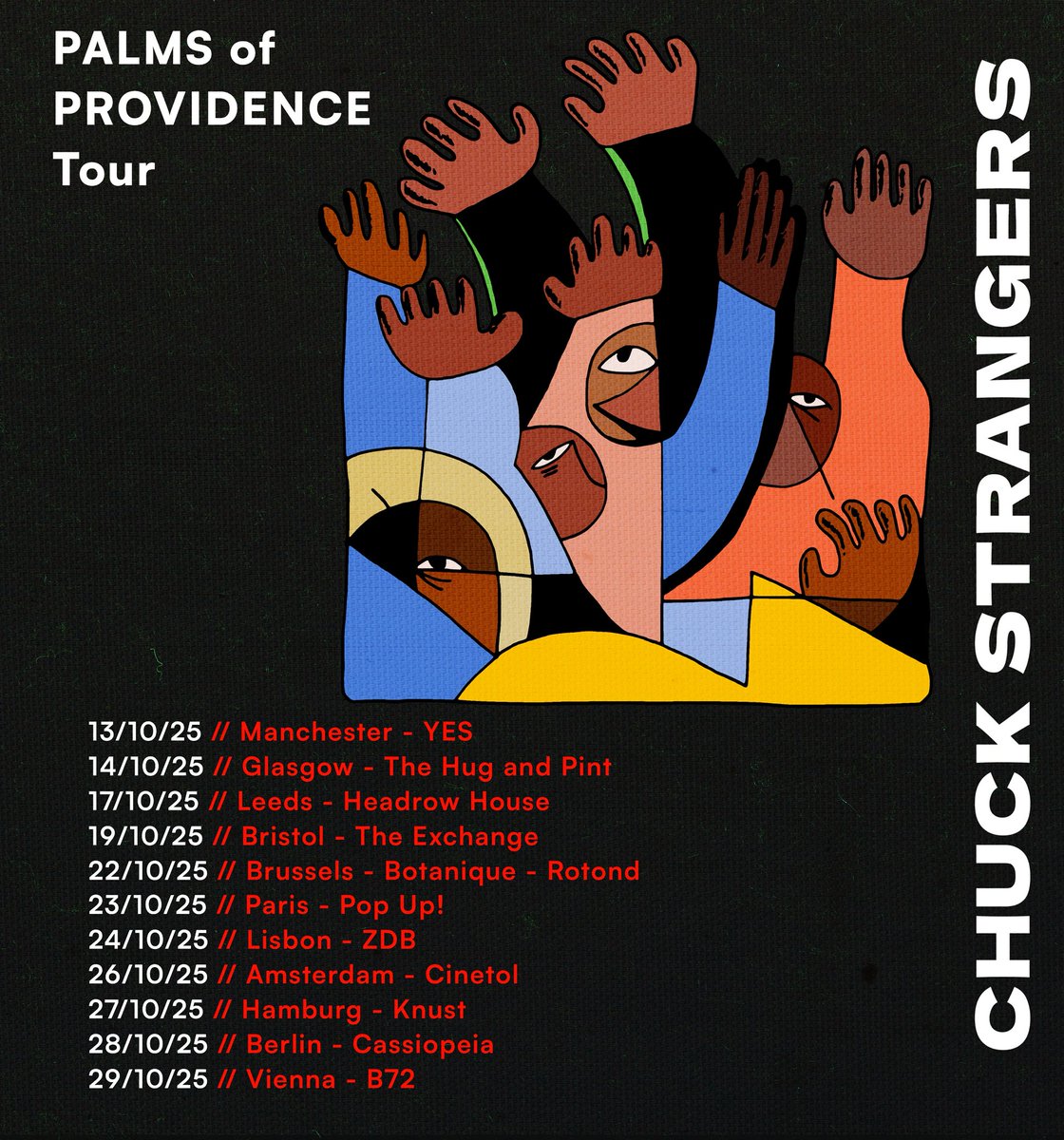 Back outside this fall w/ yall this fall 💙 

chuckstrangers.lnk.to/live