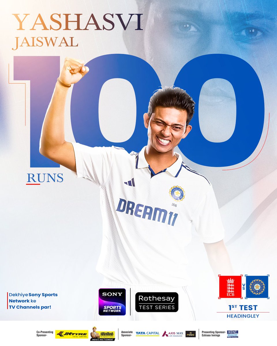 Ye hain #NayaIndia. Ye hain Yashasvi Jaiswal.  💯 🔥 

#SonySportsNetwork #GroundTumharaJeetHamari #ENGvIND #DhaakadIndia #TeamIndia