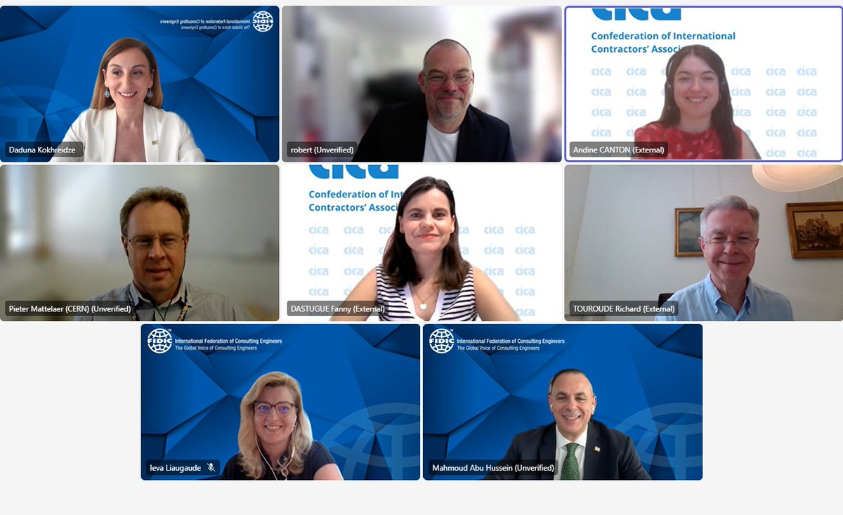 FIDIC's tweet image. 🚧 Thanks for joining the 2nd CICA-FIDIC Green Book 2021 webinar!
Great insights from:
✅ Robert Werth & Mahmoud Abu Hussein
✅ Richard Touroude
✅ Pieter Mattelaer
✅ Fanny Dastugue & Daduna Kokhreidze
🎥 Watch the recording: youtu.be/gXiP9BJjy7Y
Let’s keep the dialogue…