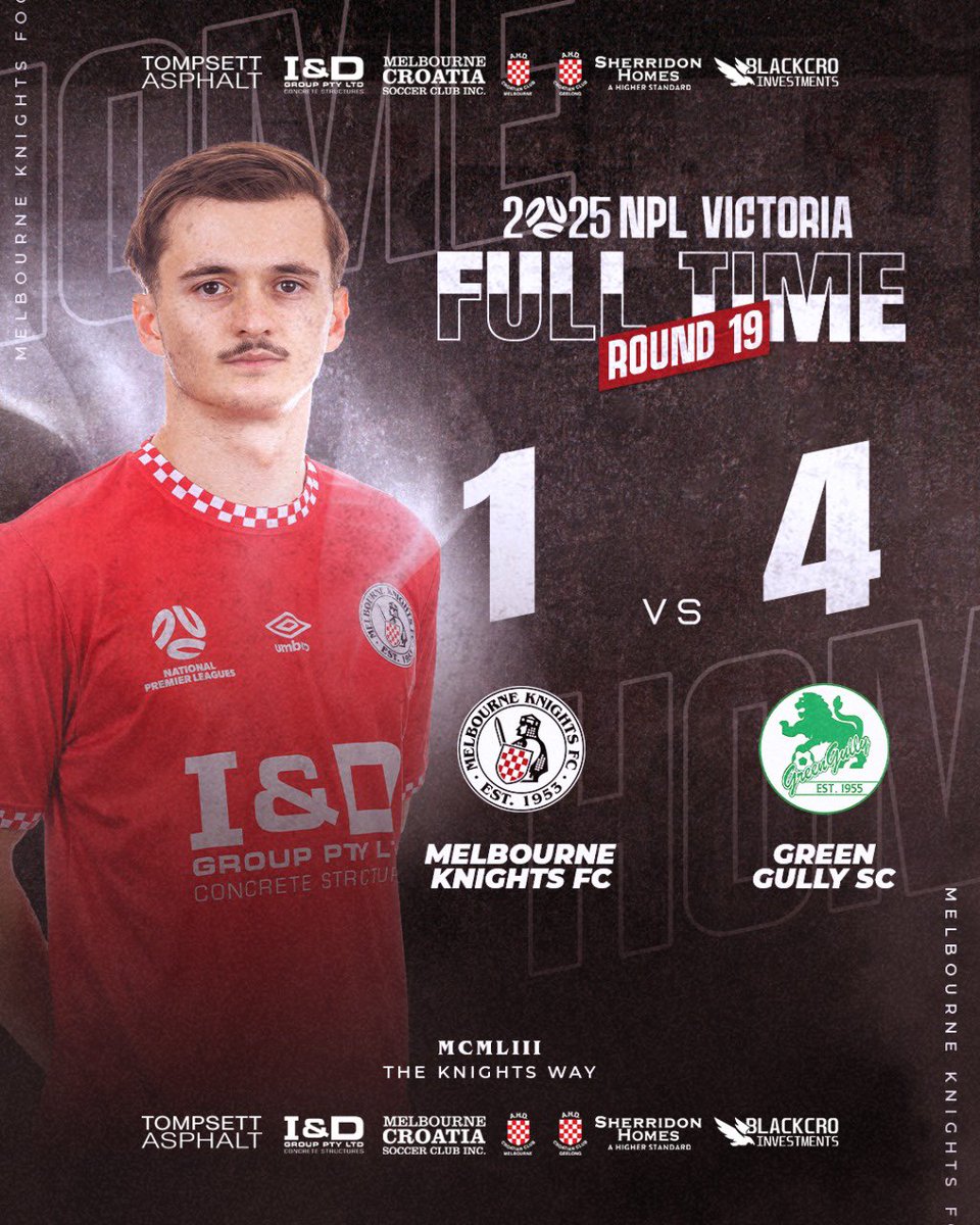 Full time against Green Gully.