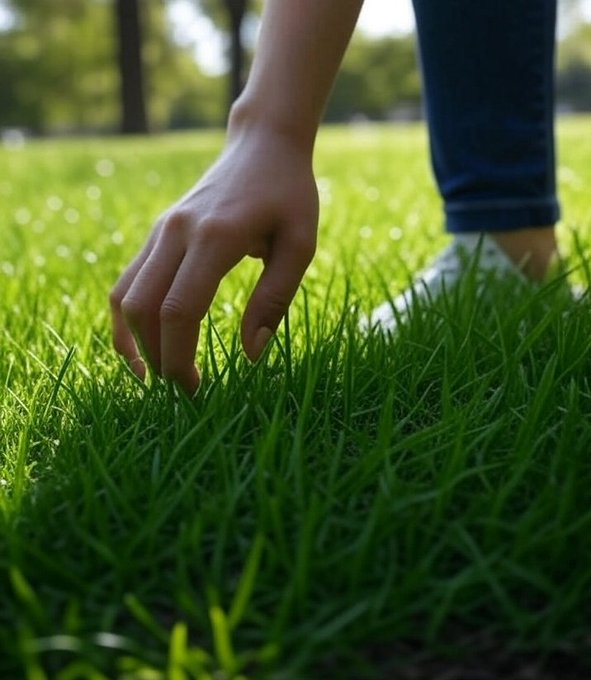 halfhalf023's tweet image. I am touching grass!
 #openseatouchgrass