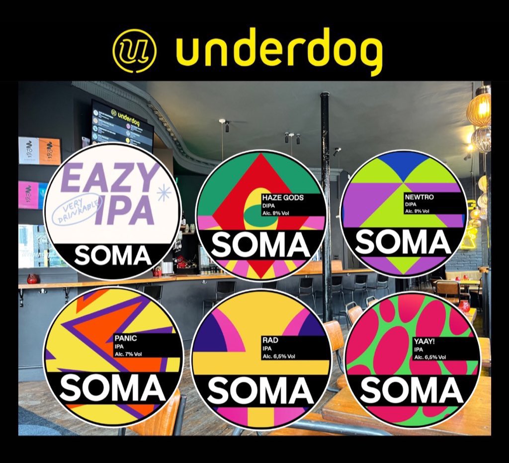 Doors open as we speak, Friends!! 
Just to remind you, we’re tapping loads and loads of Soma beers tomorrow, you’re all invited!! All tapped and pouring from start of biz tomorrow!!
😘😘🍻🍻✌🏼✌🏼