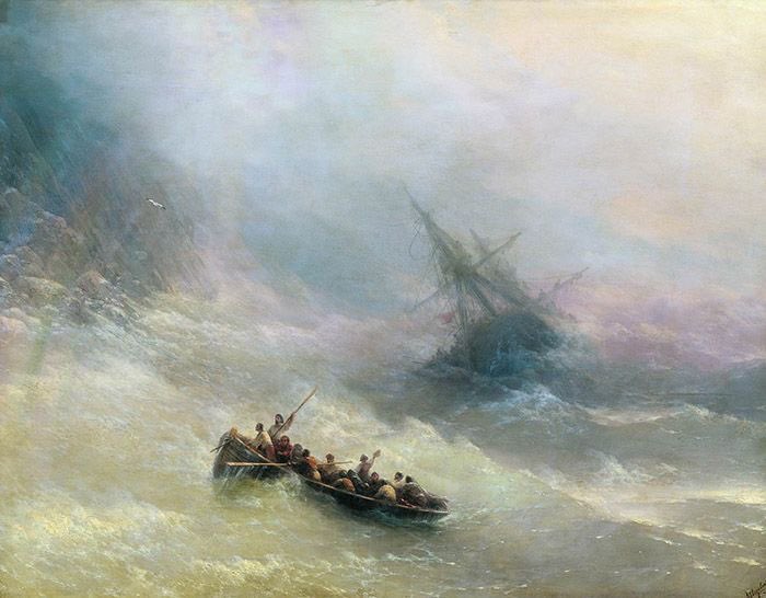 ロシアの海洋画巨匠ivan aivazovskyの作品たち。海に魂が宿っているみたい