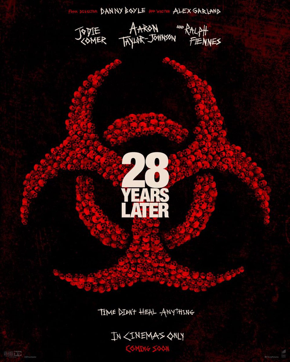 GrahamSkipper's tweet image. 28 YEARS LATER is a remarkable piece of filmmaking. It’s so much more than you think it’s going to be. Boyle firing on all cylinders, continuing to surprise and subvert and challenge. Can’t recommend it enough. #28YearsLater