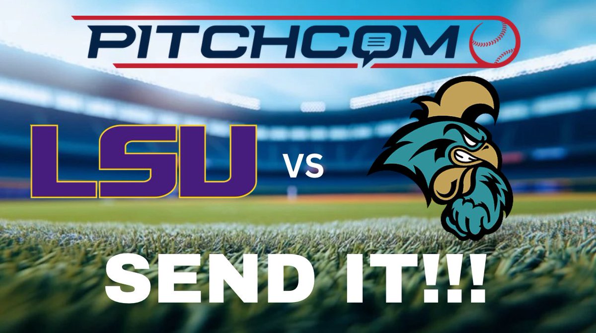 PitchCom_Sports's tweet image. PitchCom is Proud to Power @LSUbaseball &amp;amp; @CoastalBaseball as they battle it out for a National Title!!!

Visit PitchCom.com to bring the coach to player communication devices used by the last 3 @NCAABaseball National Champions.

@d1baseball 

#ChampionsChoosePitchCom
