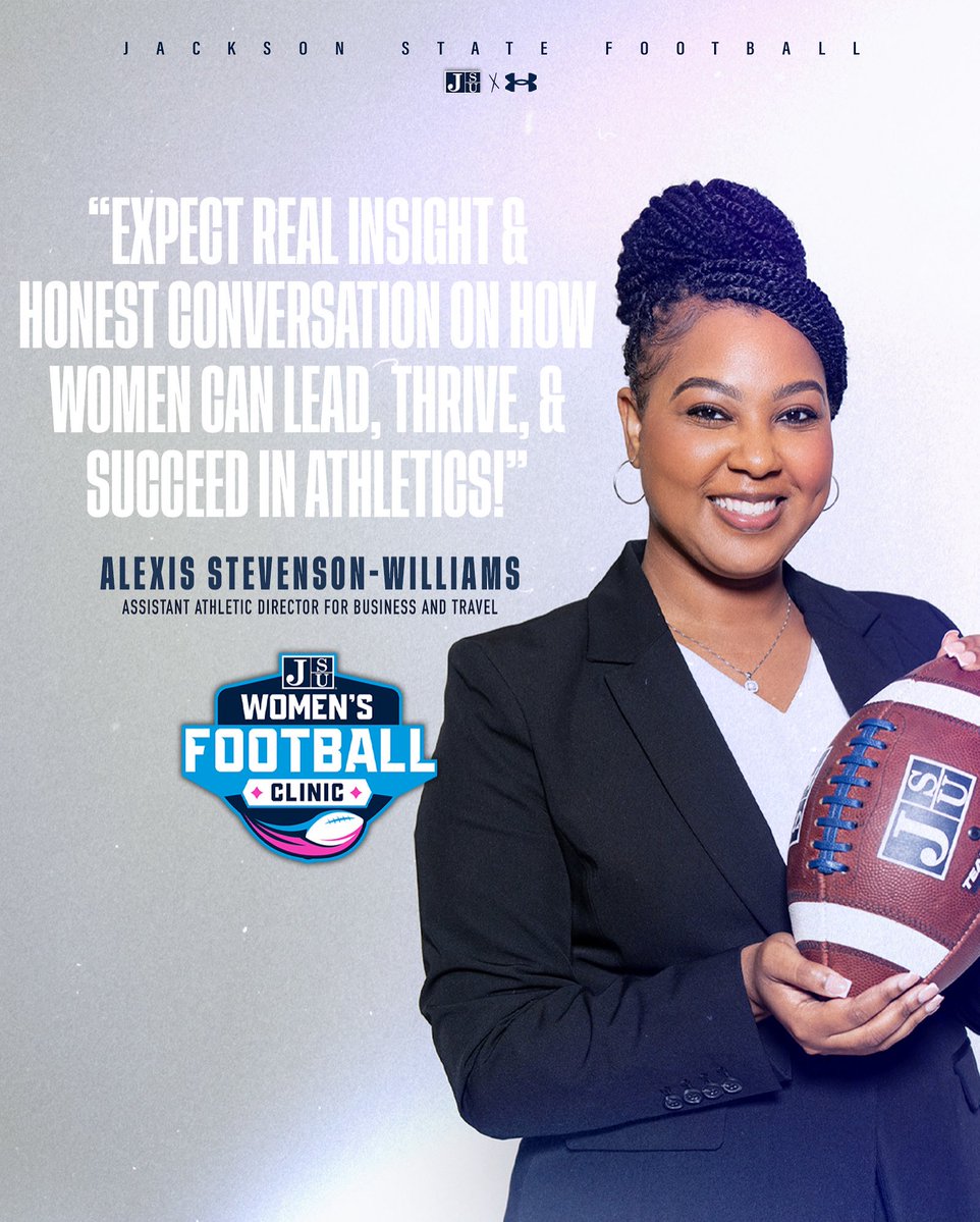 Women in Sports 🐅💙 

It’s not too late!!! Sign up today!

🎟️: bit.ly/3FWyxgB

2025 Women’s Football Clinic 
June 21st, 2025 at 9:00AM

#GuardTheeYard #TheeILove