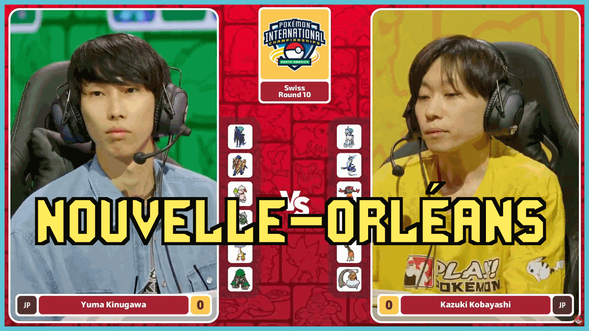 Dans quelques heures, 64 des meilleurs joueurs de leur pays s'affronteront lors du National Japonais 🇯🇵 !
Pour patienter, nous vous proposons de revivre avec nous le match de l'International d'Amérique du Nord opposant Yuma Kinugawa à Kazuki Kobayashi.
Lien🔽🔽🔽
#PlayPokemon