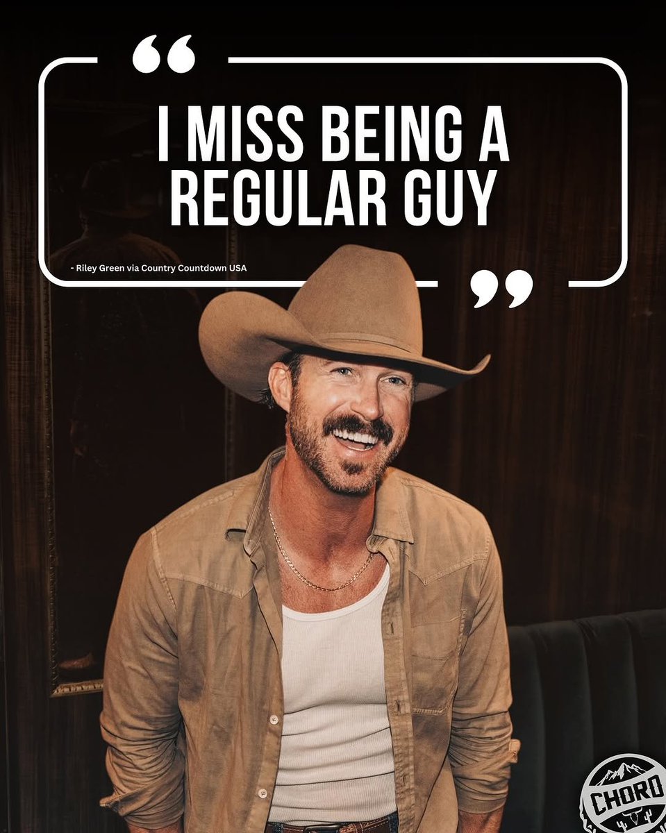 RileyGreen5186's tweet image. I miss being a regular guy, before the world expected so much from me.