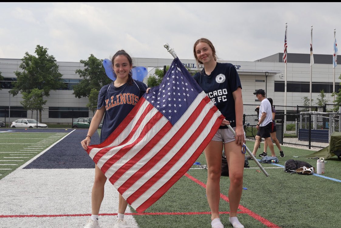 DePaulPrepwlax's tweet image. Our middle school lacrosse players finished this week strong with a lot of energy at their “July 4th” themed practice.