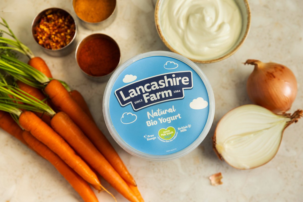 Sundays are for prep and nourishment!

Whether you're making a marinade, dip, or dressing – our Natural Bio Yogurt is the perfect base.

Made with British milk and full of gut-loving live cultures. 🌿🥕🧅

#SundayCooking #NaturalGoodness #BioYogurt #MealPrep #GutHealth #summer