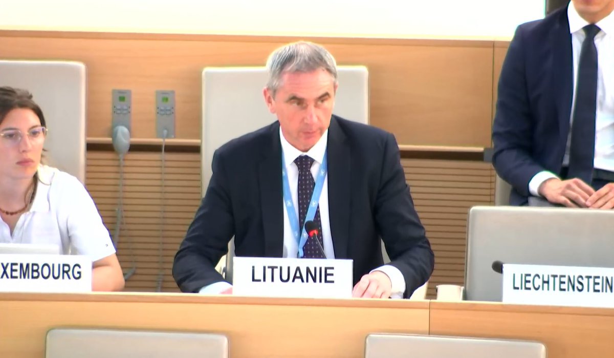 Lublin3🇱🇹🇺🇦🇵🇱 at #HRC59 stressed BY’s responsibility for migration crisis it has created along EU borders. Organised efforts by BY to instrumentalise migrants for political purposes have placed vulnerable individuals at an increased risk of serious harm.
📜bit.ly/3HQuqmW