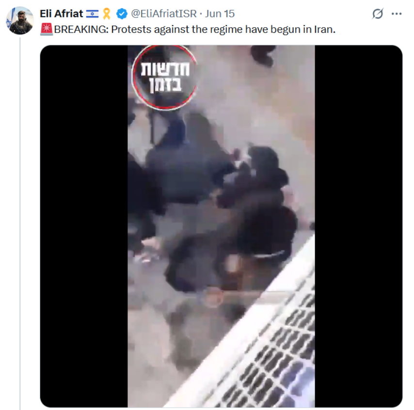 One week into the Iran-Israel war, online misinformation, including false or misleading videos, images and claims, continue to be shared at an astonishing range and viewed by millions.

The bulk of pro-Iran misinformation attempts to exaggerate the level of damage caused in