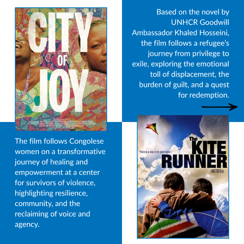 UNHCRUSA's tweet photo. On #WorldRefugeeDay, here are 5 powerful films to watch that spotlight refugee voices and perspectives, bringing attention to stories that often go untold.
