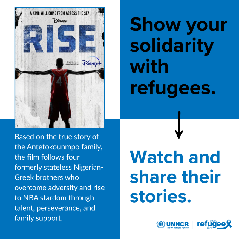 UNHCRUSA's tweet photo. On #WorldRefugeeDay, here are 5 powerful films to watch that spotlight refugee voices and perspectives, bringing attention to stories that often go untold.