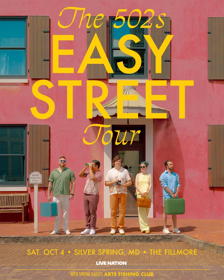 ON SALE NOW! The 502s - Easy Street Tour is coming to The Fillmore Silver Spring on Saturday, October 4! Get tickets now at livemu.sc/3SOyCWM