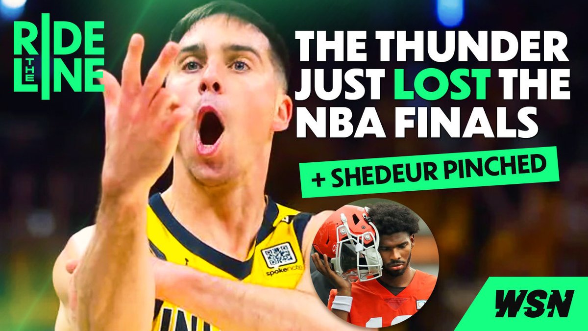 World Sports Network (@wsnsports) on Twitter photo The Thunder’s performance in Game 6 was despicable 😭
This may have cost them the title…
<a href="/milemitchell/">Grant Mitchell</a> and <a href="/tannerkern_/">TANNER KERN</a> discussed on Ride the Line 👇
youtube.com/watch?v=zhrAt-… The Thunder’s performance in Game 6 was despicable 😭
This may have cost them the title…
<a href="/milemitchell/">Grant Mitchell</a> and <a href="/tannerkern_/">TANNER KERN</a> discussed on Ride the Line 👇
youtube.com/watch?v=zhrAt-…
